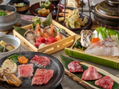 【特別会席】春メニュー！岩手が誇る「ブランド牛」3種の食べ比べと桜鯛など春を感じる旬の食材を堪能